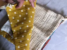 Toallas de muselina para bebés, paños faciales de mano, babero para Saliva, pañuelo, 54DA, 5 uds.