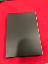 Tarjetero deslizante de acero inoxidable ultrafino para hombre y mujer, elegante estuche de Metal para tarjetas de identificación, caja para tarjeta bancaria