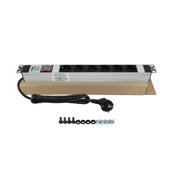 Amp Connect PDU 19 ''1U 6 WAY GERMANY TYPE (DIN49440) SOCKET ON/OFF LIGHTED SWITCH ALUMINIUM PROFILE FRAME PDU
Amp Connect PDU 19 ''1U 6 WAY GERMANY TYPE (DIN49440) SOCKET ON/OFF LIGHTED SWITCH ALUMINIUM PROFILE FRAME PDU