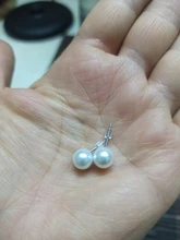 Collar de doble capa de Plata de Ley 925, redondo brillante, circón completo, collares con colgantes largos, regalo para niña, accesorios finos NK062