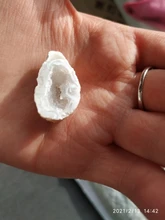 1Pc Natural ágata Geode de colección de minerales curativos piedras de cristal cuentas mitades para Diy colgante de joyería de las mujeres haciendo