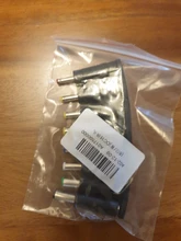 8 unids/set DC Multi tipos a 5,5*2,1mm convertidor adaptador de enchufe para el ordenador portátil, etc.