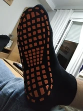 Calcetines antideslizantes de Yoga para mujer, medias transpirables Con parte inferior de toalla, para baile latino y Fitness