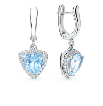 Silver earrings with Topaz and cubic zirconia sunlight sample 925
Silver earrings with Topaz and cubic zirconia sunlight sample 925