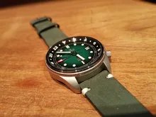 Correa de cuero mate para reloj, correa de cuero Seude 20mm, 21mm, verde oscuro, marrón, suave, hecha a mano, para reloj