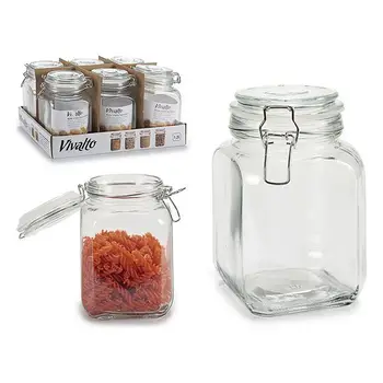 Glass Jar Vivalto Transparent (30 x 19 x 41 cm)
Glass Jar Vivalto Transparent (30 x 19 x 41 cm)