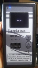 Multiusos Transistor Tester 128*160 diodo tiristor capacitancia resistencia inductancia MOSFET ESR LCR Metro pantalla TFT Color