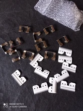 Cuchilla de corte de cerámica para mascotas, 18 dientes reemplazables, 10 unids/lote