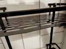 Basket Bathroom Black Triangle Square Corner