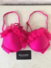 RUUHEE-Bikini Bandeau para mujer, traje de baño con volantes Sexy, conjunto de Bikini con Push-Up, bañador de leopardo brasileño para mujer 2021