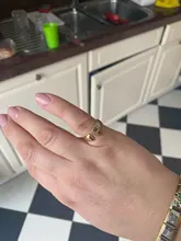 Anillo con iniciales de moda para mujer, sortija abierta con 26 letras de Color dorado, joyería de boda, regalo de cumpleaños