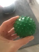 PVC de ejercicios duro punta de bola de masaje alivio fascitis Plantar en vivomed mano pie agarre entrenamiento bola portátil fisioterapia Bola con picos 7cm