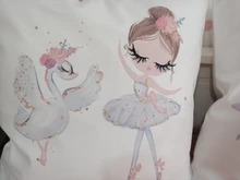 Pillowcase Cushion-Cover Shoes Decorative-Throw Square Ballet Print Home-Decor Cartoon-Style