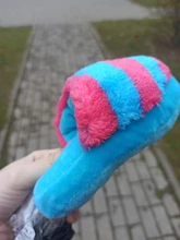 1pc Pet Dog Toys Squeak Plush Toys for Dogs Slipper Shape Dog Chew Toy Soft Plush Puppy