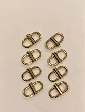 2 unids/lote de bolsos de mano de Metal Cadena de hombro ajuste de la hebilla de acortamiento bolsa gancho accesorios de ferretería al por mayor