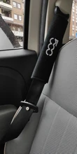 Case Cover Shoulder-Seat-Belt Car-Interior-Accessories 124-Emblem Abarth Fiat 500 Auto-Decoration