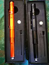 Bolígrafo táctico con interruptor de cristal para deportes al aire libre, herramienta EDC de supervivencia, viaje, senderismo, defensa personal, nuevo estilo, defensa personal