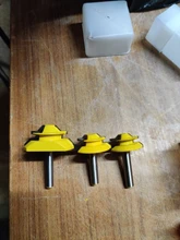 3Pc 8MM 45 grado bloqueo broca para ranuradora de inglete Tenon fresadora herramienta para trabajar la madera herramientas