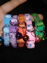 Rings Collar Accessories Key-Tags Round White Pet-Dog Steel Plated 10mm 8mm 15mm 100pcs