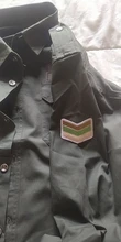 Camisas militares informales para hombre, Camisa de algodón, caqui, Retro, ajustado, con bolsillo, manga larga, Vintage, ropa de calle, envío directo
