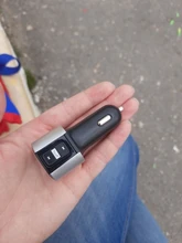 Transmisor FM con Bluetooth inalámbrico con Bluetooth 4,2, reproductor de MP3 LED, manos libres, 3.4A cargador USB, Kit de manos libres para el automóvil