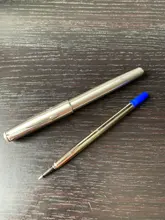 Rolleball-Recambios de tinta para bolígrafos, 5 unidades, azul, 0r, negro, alta calidad, 0,7 MM, regalo de Metal, papelería, suministros de oficina y escuela