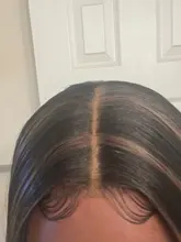 Peluca sintética larga y Lisa para mujeres negras, exquisita Peluca de Color rubio miel resaltado, parte media resistente al calor