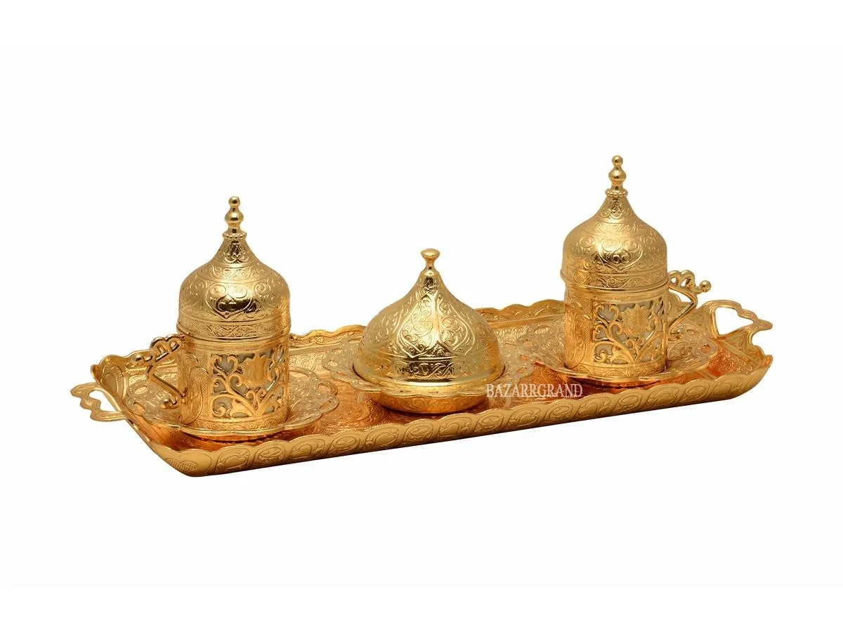 Luxury Turkish porcelain coffee pot set and plates DOUBLE COFFEE SET - TULIP PATTERNED - - WHITE-YELLOW-TIN-ANTIQUE COPPER-ANTIQ
Luxury Turkish porcelain coffee pot set and plates DOUBLE COFFEE SET - TULIP PATTERNED - - WHITE-YELLOW-TIN-ANTIQUE COPPER-ANTIQ