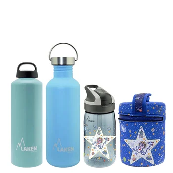 LAKEN Set are we going on a picnic Water bottles stainless steel Tritan aluminum thermos for food Pack of water bottles Blue
LAKEN Set are we going on a picnic Water bottles stainless steel Tritan aluminum thermos for food Pack of water bottles Blue