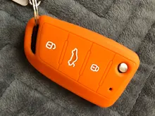 Funda de silicona para coche, funda de cobertura de mando a distancia, funda protectora para JAC S2, S3, S4, S5, S7, R3, llavero remoto plegable, accesorios para colgar