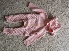 Suéter de tejido para bebé recién nacido de 0 a 24M, monos, pelele suave y cálido para otoño e invierno, monos con capucha para orejas de oso, chaquetas