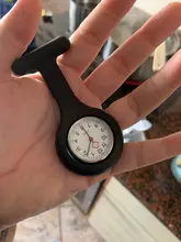 Broche Digital analógico con Clip de Color sólido, reloj de bolsillo médico para enfermera, baterías de regalo, accesorio de decoración de reloj de cuarzo médico, nuevo
