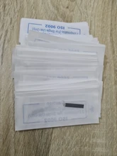 Agujas dermografo para tatuaje, 0,15/0,18mm, 18U, hojas para tatuaje, pluma manual de microblading, 50 Uds.