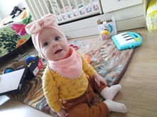 Bebé niña gasa babero de bebé de encaje, pañuelo de Banaana estilo bufanda babero de bebé de gasa de algodón Niña babero