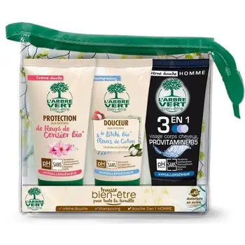 THE GREEN WELL TREE wellness Kit-1 shower gel Cherry Blossom 75ml + 1 Shampoo 75ml + 1 75ml shower gel male
THE GREEN WELL TREE wellness Kit-1 shower gel Cherry Blossom 75ml + 1 Shampoo 75ml + 1 75ml shower gel male