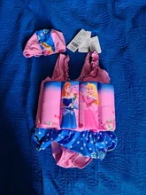 Bañador flotante para niña y niño, traje de baño de una pieza, flotador y flotador