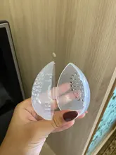 Soporte de esponja de belleza estuche de almacenamiento, maquillaje, licuadora, soporte para esponjas, vacío, cosmético, en forma de huevo, transparente, caja de secado 2020, 1 ud.