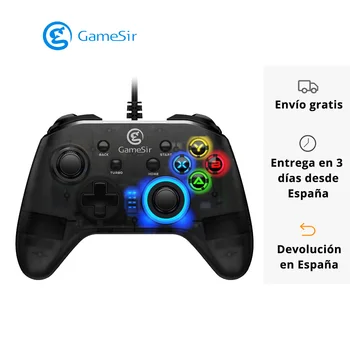 GameSir T4w Wired Controller USB Turbo Function Dual Vibration Joystick Gaming Gamepads for Windows PC
GameSir T4w Wired Controller USB Turbo Function Dual Vibration Joystick Gaming Gamepads for Windows PC