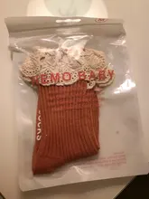 Lawadka-Calcetines de encaje para bebé recién nacido, calcetines por la rodilla para bebés, antideslizantes de algodón para niñas, medias largas de princesa para Otoño e Invierno 2020