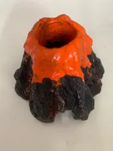 Paisajismo del tanque de peces, decoración de acuario con forma volcánica, adornos de rocalla, herramienta de oxigenación, 2021