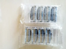 8 unids/pack de los hombres de la maquinilla de afeitar de seguridad cuchillas cuidado facial cuchillas de afeitar Manual de Cassette para 3
