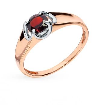 Gold ring with Garnet sunlight sample 585
Gold ring with Garnet sunlight sample 585