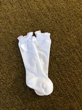 LYHO-Calcetines de algodón con lazo para bebé, medias de hasta la rodilla para niños y niñas de 6M, 12M y 2 años, rojo, para mantener el calor, Primavera e invierno, 2021