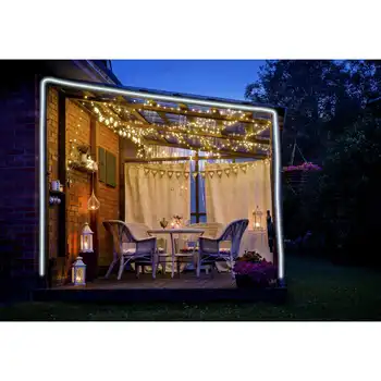 Kit LED strip Neon 2835 SMD 120 diodes/8 W/m 220 V 8mm IP67 5 m cool white LED light
Kit LED strip Neon 2835 SMD 120 diodes/8 W/m 220 V 8mm IP67 5 m cool white LED light