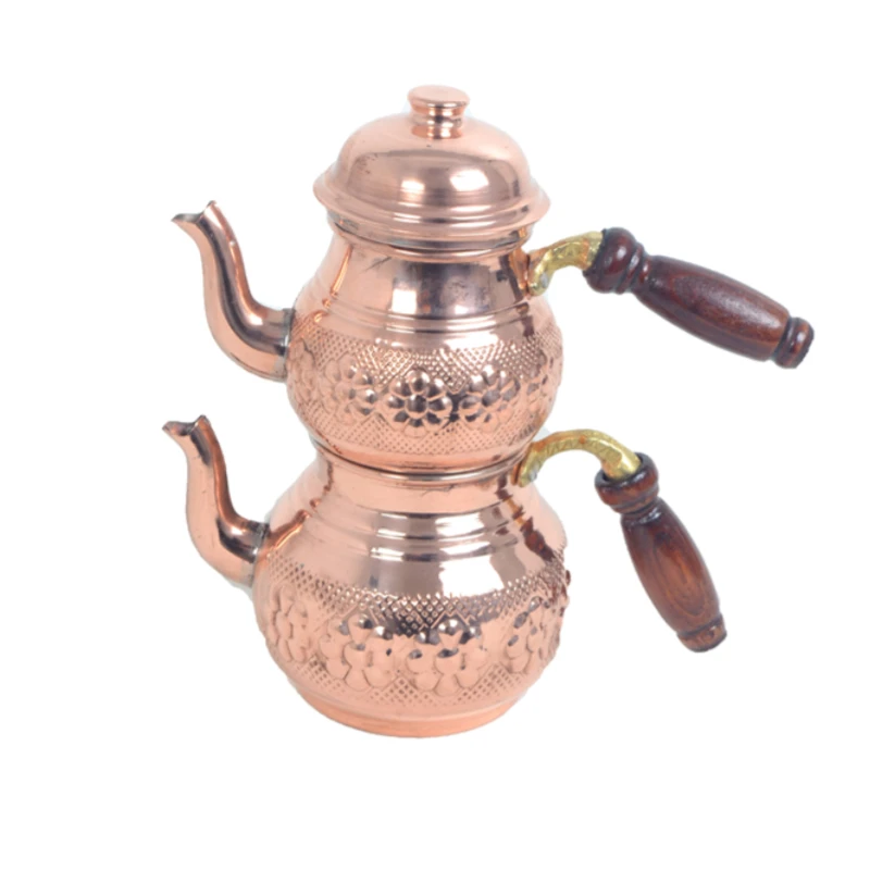 Flower patterned traditional authentic copper turkish tea teapot set handmade wooden handle fast-safe-free shipping
Flower patterned traditional authentic copper turkish tea teapot set handmade wooden handle fast-safe-free shipping