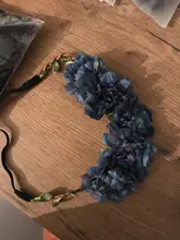 Yundfly-guirnalda de flores para niñas pequeñas, cinta elástica para el pelo Floral