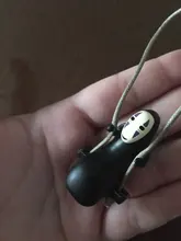 Lindo Anime Coche accesorio sin rostro hombre colgante de gato de colgante para espejo retrovisor Regalo de Cumpleaños Auto, #1 adornos Coche