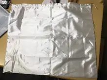 2020 de moda de satén de seda de almacenamiento plateados embalaje con cordón bolsa para alubias Anti-polvo de la bolsa de venta al por mayor