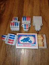 Conector rápido de cableado universal, mini conectores SPL-1/2/3/4 de cables de doble cabeza, en bloque de terminales de conducción de empuje hacia dentro, con lámpara LED