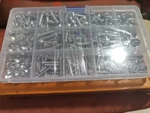 Bolt Head-Cap Assortment-Kit-Set Screw-Nut Button-Socket Metric Hexagon 304-Stainless-Steel